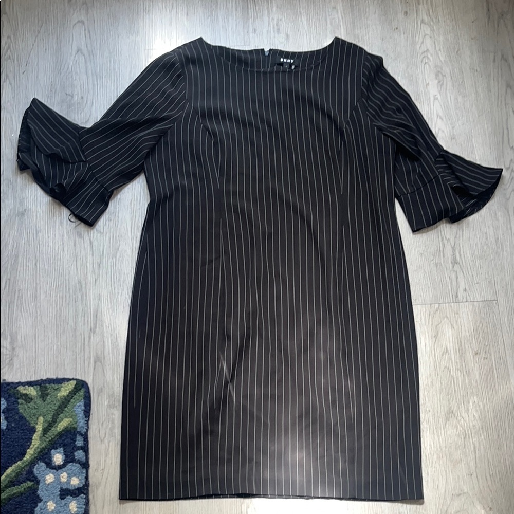 DKNY pinstripe dress